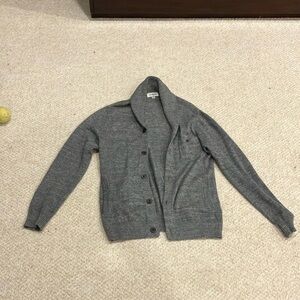 Gray cardigan